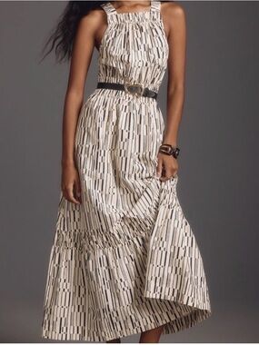 Anthropologie Somerset geometric Dress